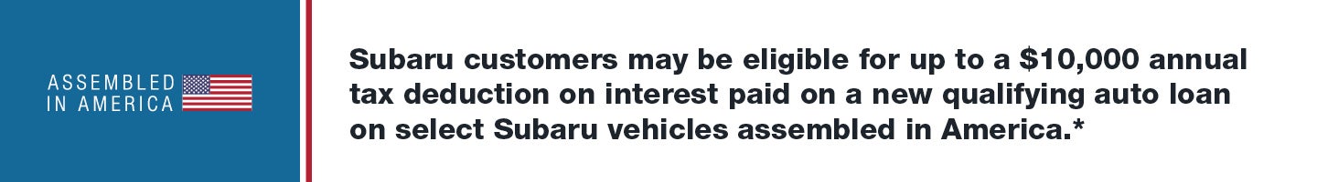 Subaru Assembled in America