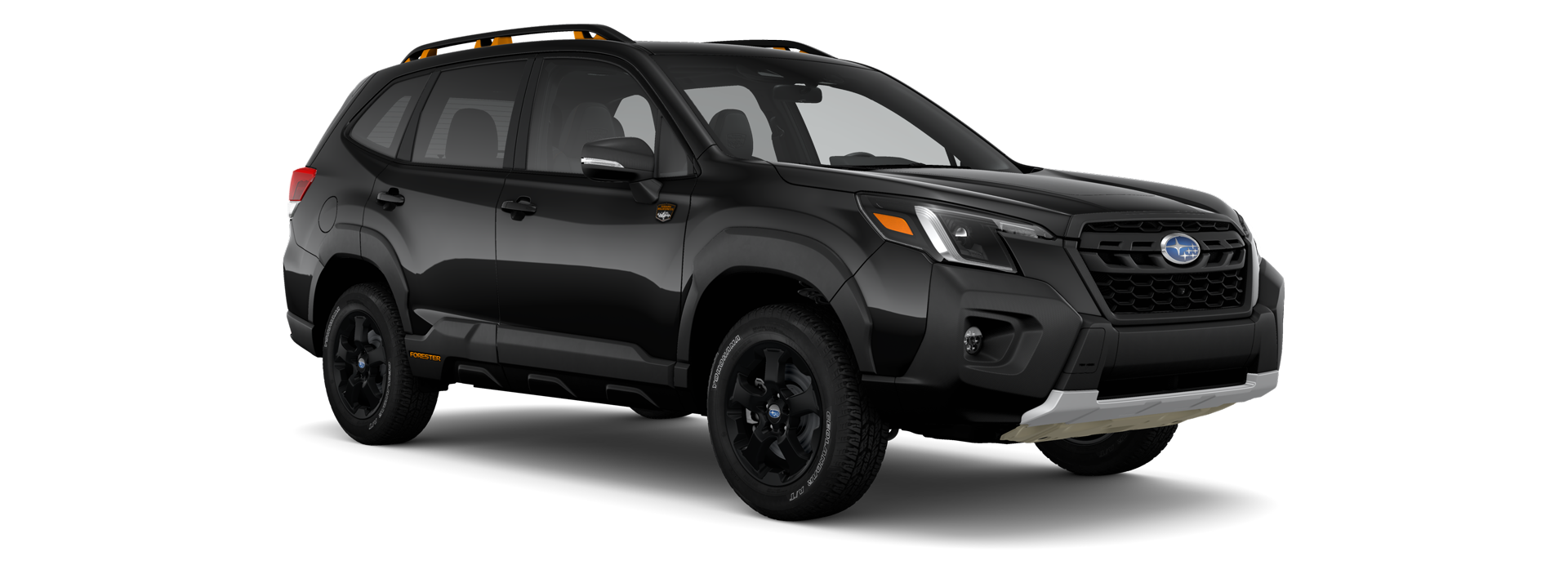 2025 Subaru Forester Wilderness Shown in Crystal Black Silica