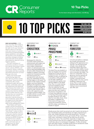 Consumer Reports 10 Top Picks
