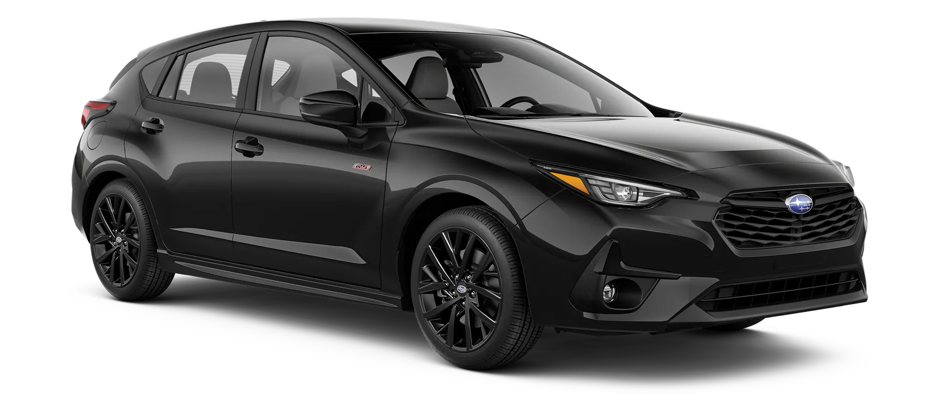 2026 Subaru Impreza RS Shown in Crystal Black Silica